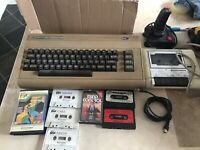 C64 COMMODORE 64 Breadbin Computer Faulty Spares or Repair Powers On